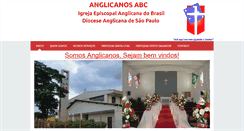 Desktop Screenshot of anglicanos-abc.org.br