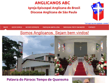 Tablet Screenshot of anglicanos-abc.org.br